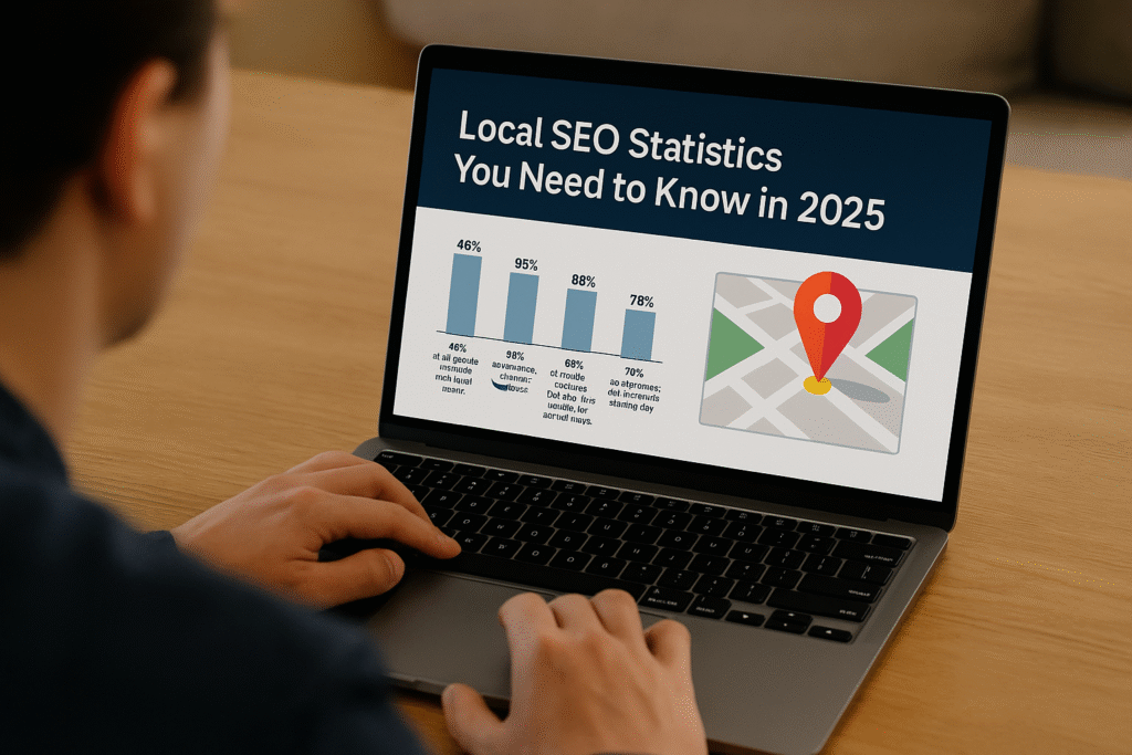 local seo statistics chart showing search trends